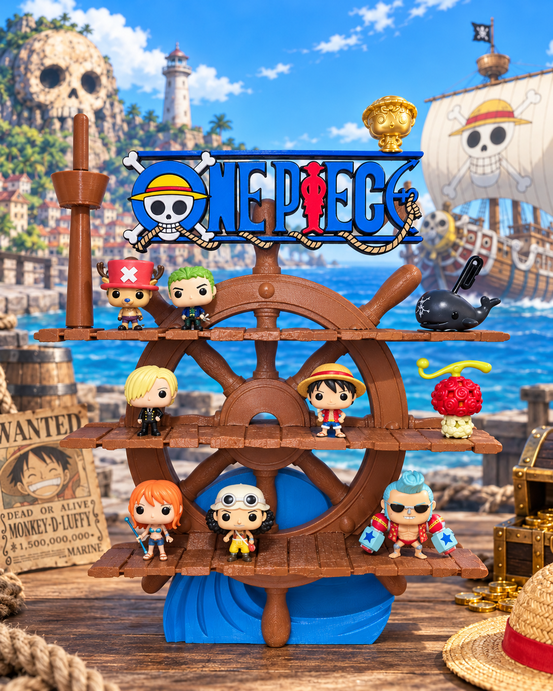 Expositor One Piece Funko Kinder Joy Timón