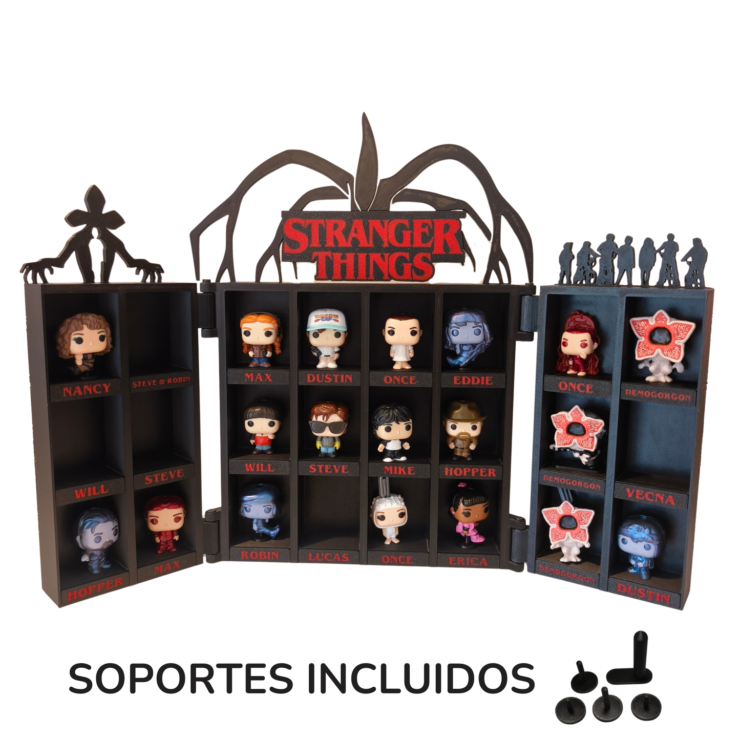 Expositor Stranger Things Funko Pop Kinder Joy Demogorgon Plegable